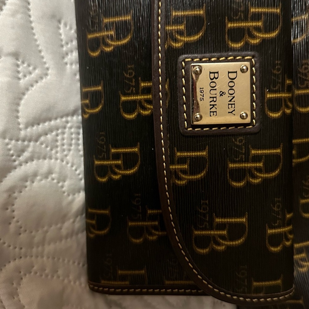 Dooney & Bourke Black and Brown Men's Bag